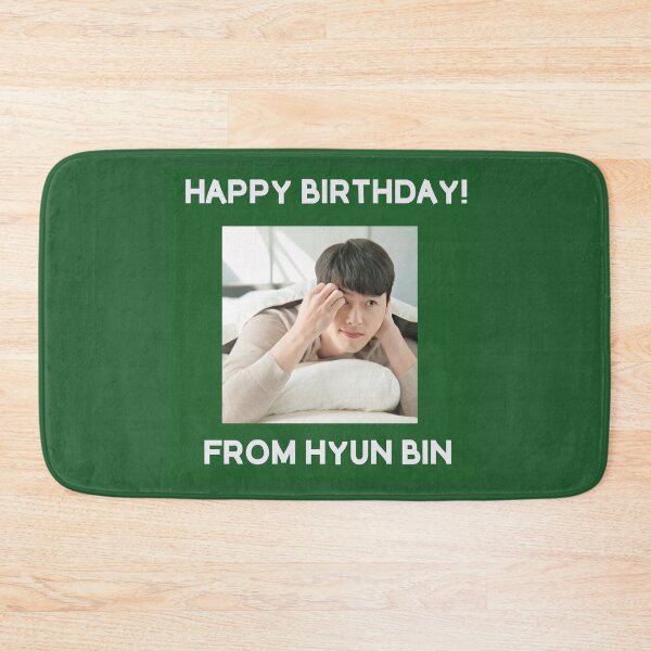 Item preview, Happy Birthday From Hyun Bin  designed and sold by kpopkdramamerch.