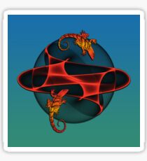 Fractal Gecko Sticker