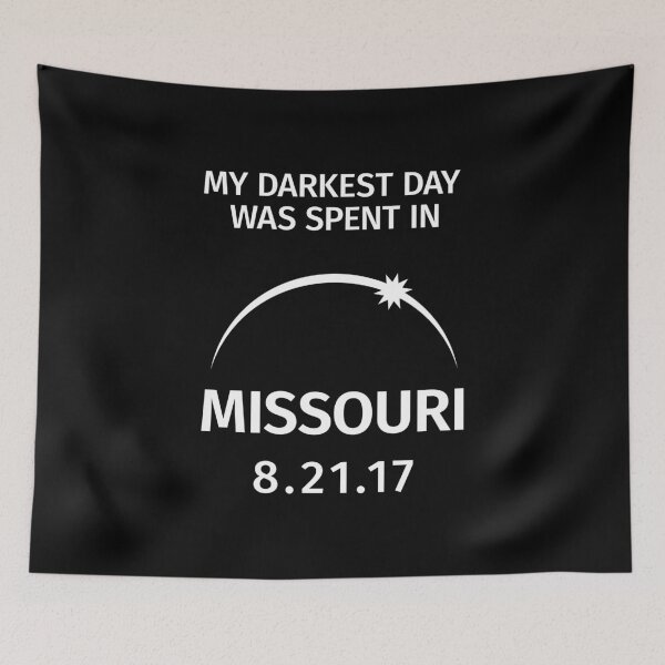 Item preview, My Darkest Day Was Spent in Missouri Solar Eclipse designed and sold by creativecurly.