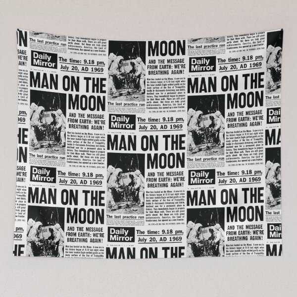 Item preview, 2men on the moon designed and sold by olafekry.