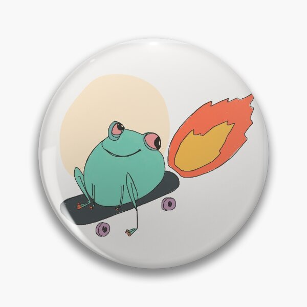 Item preview, Lhüp the Frog Pin designed and sold by shoplhup.