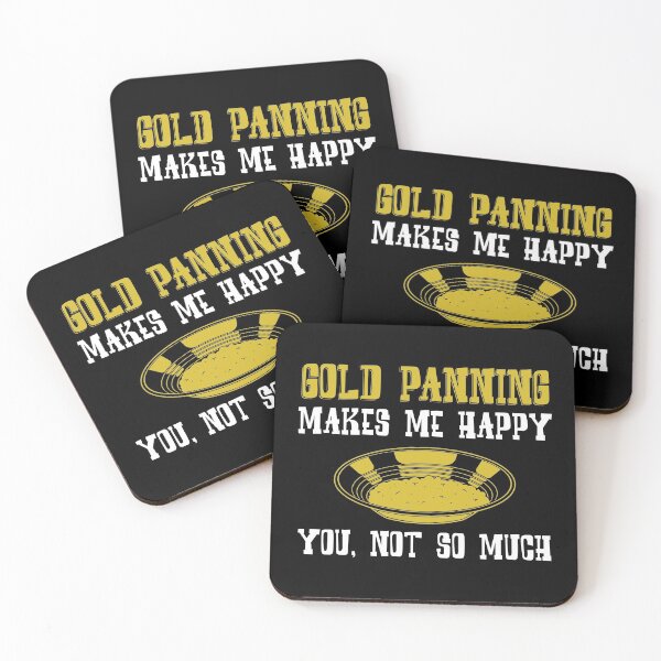 Item preview, Gold Panning Makes Me Happy Funny Prospecting design designed and sold by jakehughes2015.