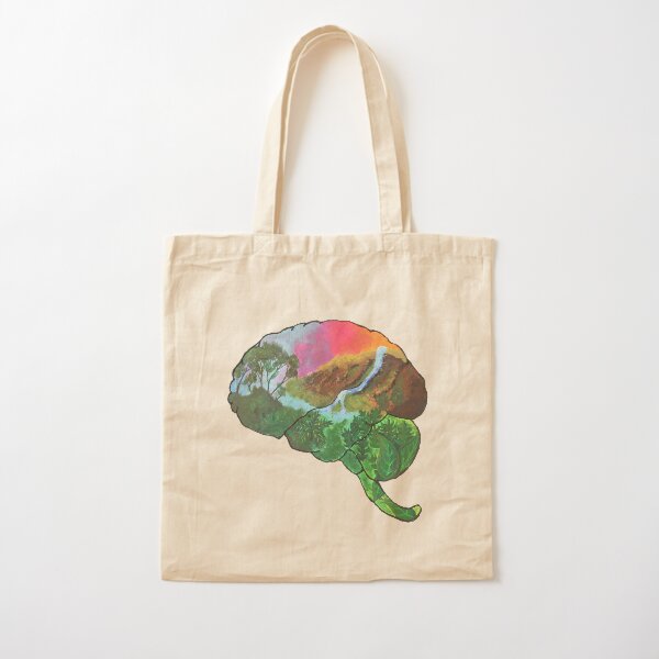 My Head Is A Jungle Cotton Tote Bag