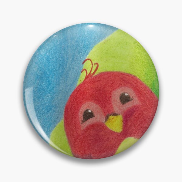 Item preview, Ruby the Red Parakeet designed and sold by arhniemeyer.