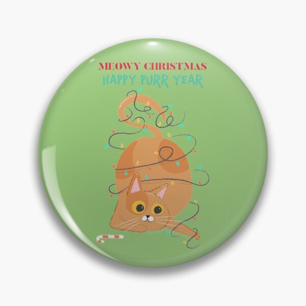 Item preview, Meowy Catmas and Happy Purr Year- Have Merry Christmas and Happy New Year  designed and sold by EvaWolf.