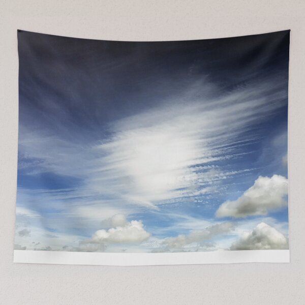 Item preview, Little wispy white clouds and blue skies designed and sold by freedomcrew.