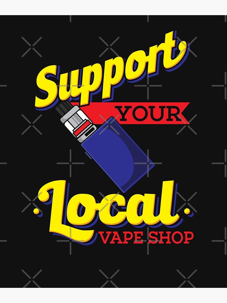 Poster for Sale mit "VAPING: Vape Shop" von woormle | Redbubble