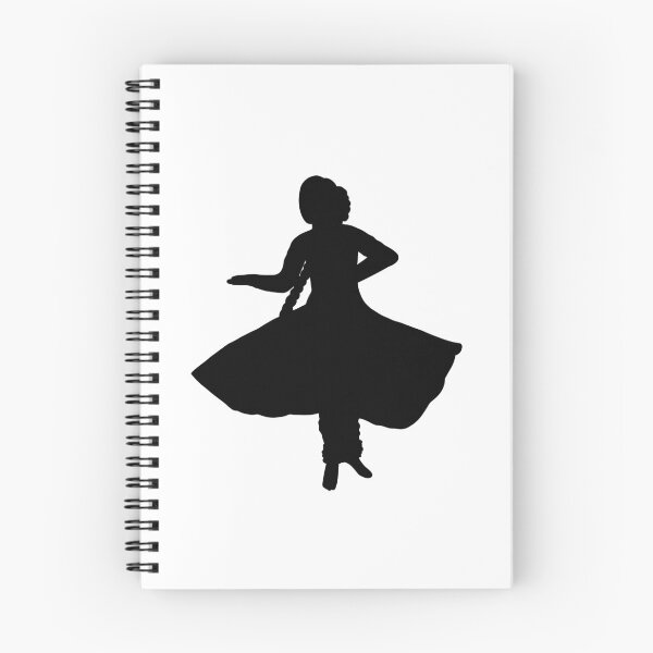 Item preview, Kathak Indian Classical Dancer Silhouette designed and sold by snehajindal-art.