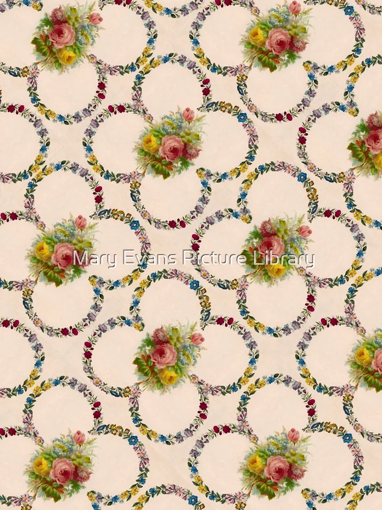 Thumbnail 4 of 4, Samsung Galaxy Phone Case, Repeating Pattern - Roses designed and sold by Mary Evans Picture Library.