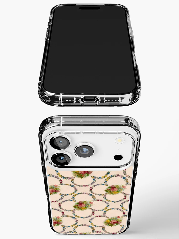 Thumbnail 3 of 5, iPhone Case, Repeating Pattern - Roses designed and sold by Mary Evans Picture Library.