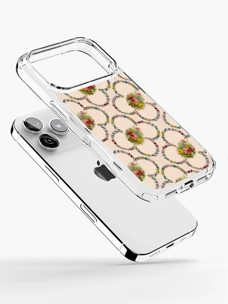 Thumbnail 2 of 5, iPhone Case, Repeating Pattern - Roses designed and sold by Mary Evans Picture Library.