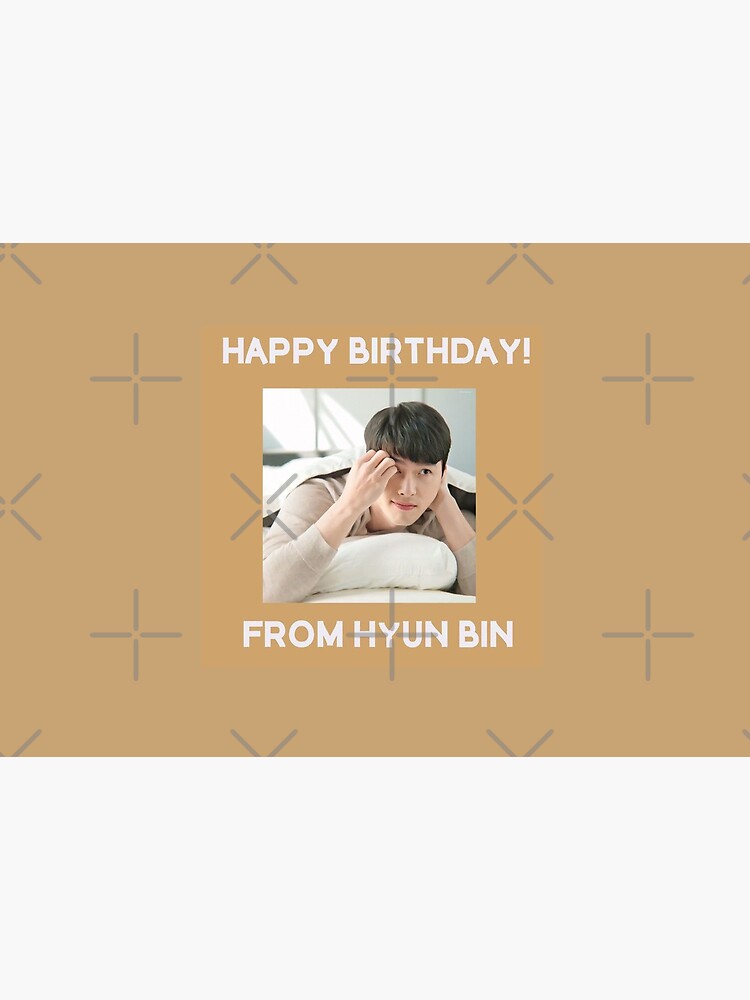 Happy Birthday From Hyun Bin by kpopkdramamerch