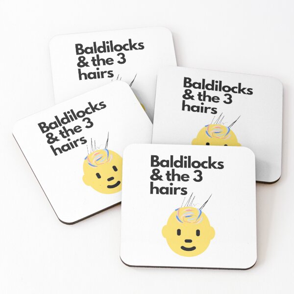 Item preview, Baldilocks & the 3 hairs humour fun design designed and sold by bobla25.