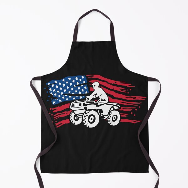 Item preview, ATV / FOUR WHEELING: ATV Four Quad Biker American Flag designed and sold by woormle.