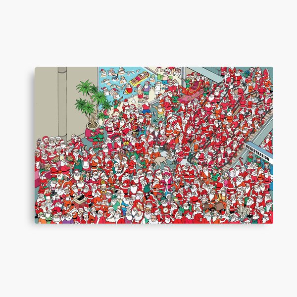 Santa Convention Canvas Print