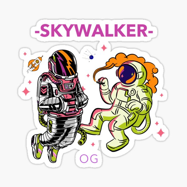 Cannabis Strain Skywalker OG Sticker