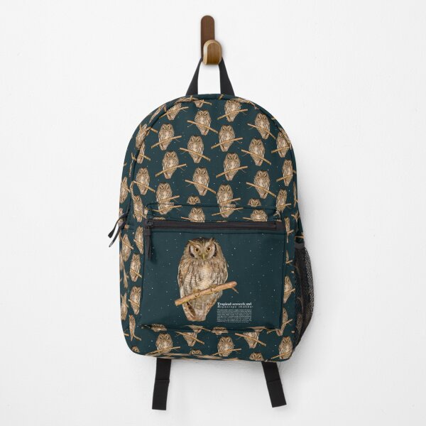 Item preview, Tropical screech owl on a tree at night designed and sold by Mauricio Acosta.