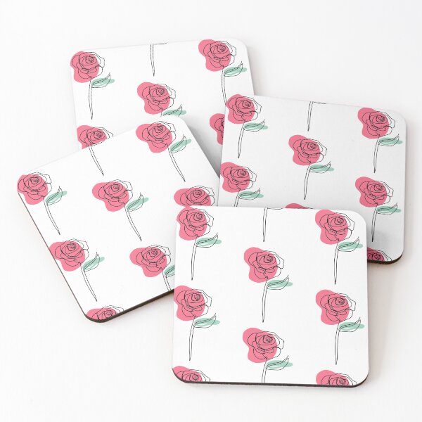Item preview, Romantic Rose Line Art designed and sold by Pinkmagenta.