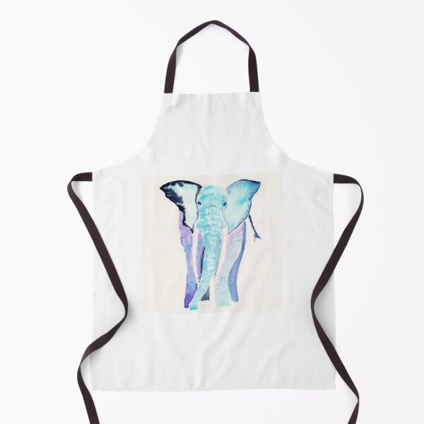 Item preview, Blue watercolor elephant designed and sold by pgorostiza.