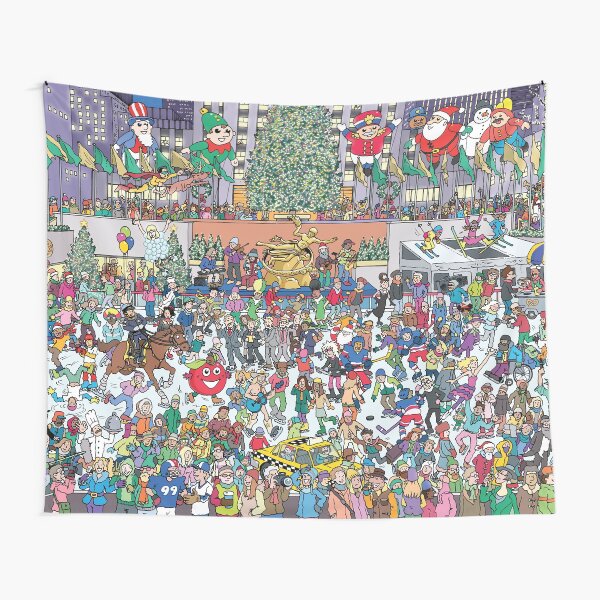 New York Holiday Tapestry