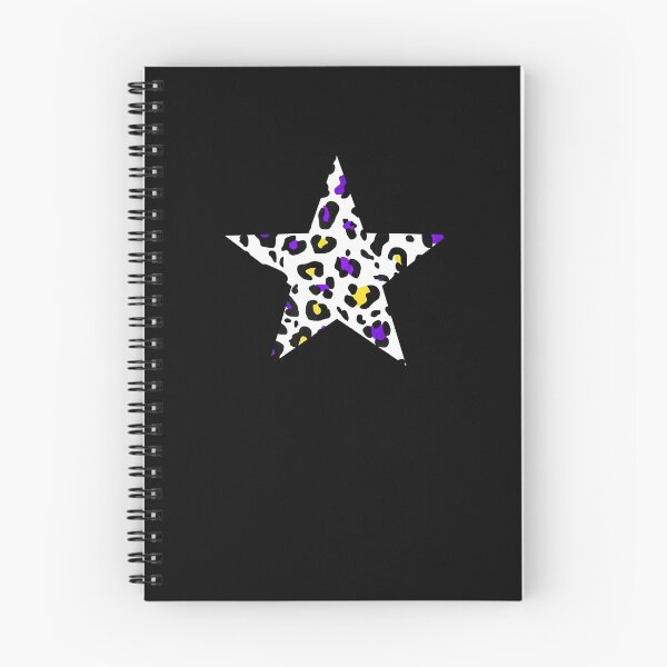 Item preview, Non Binary Pride Leopard Print Star designed and sold by Bumblefuzzies.