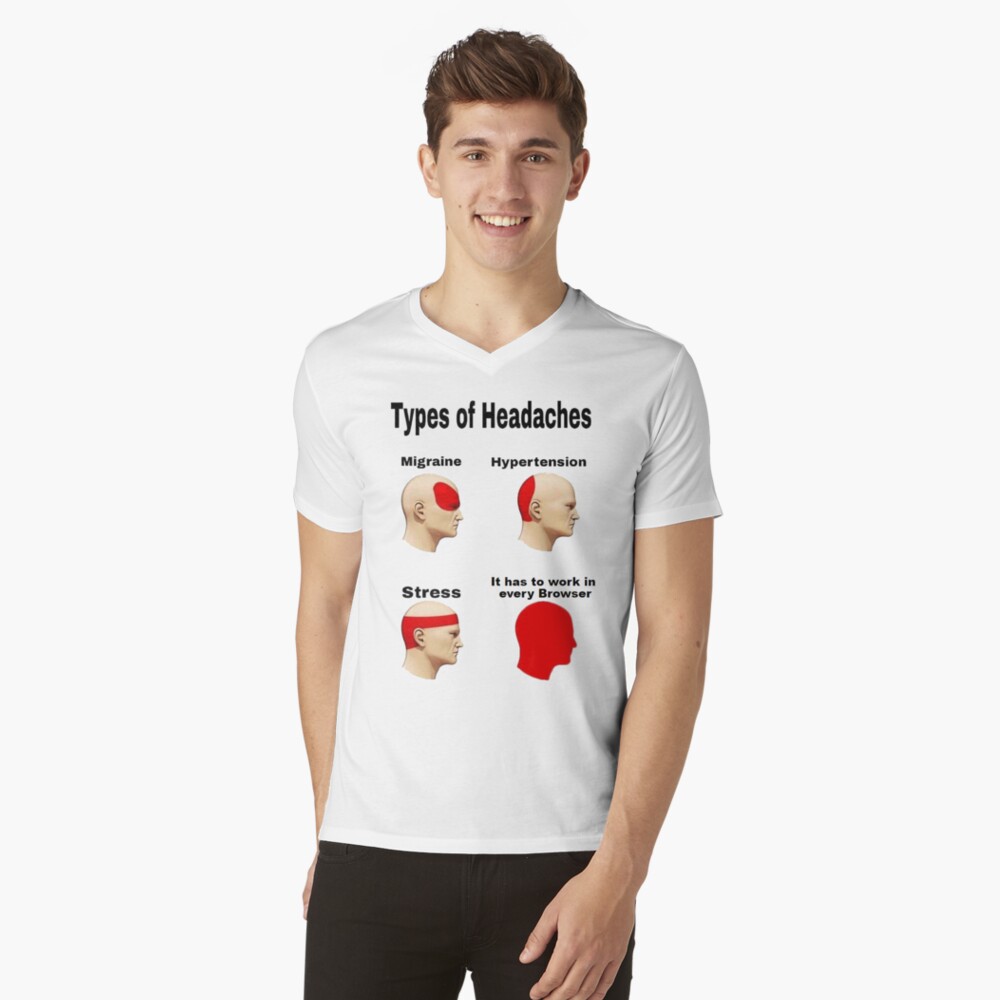 Item preview, V-Neck T-Shirt designed and sold by TechMemetopia.