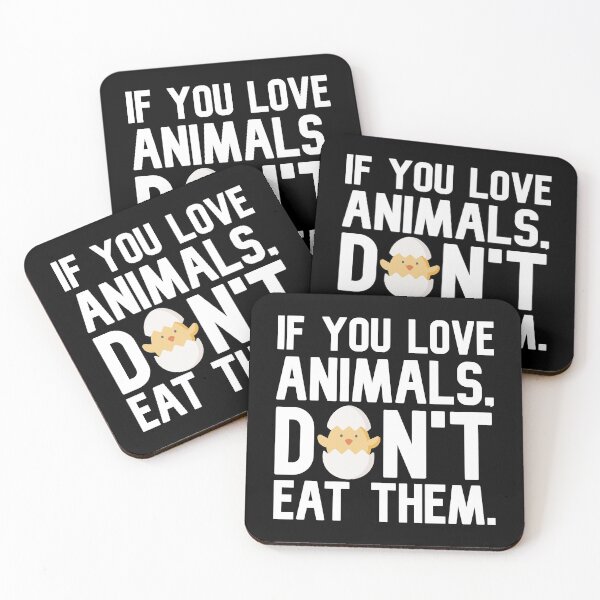 Item preview, If You Love Animals, Don't Eat Them designed and sold by MarianRossberg.