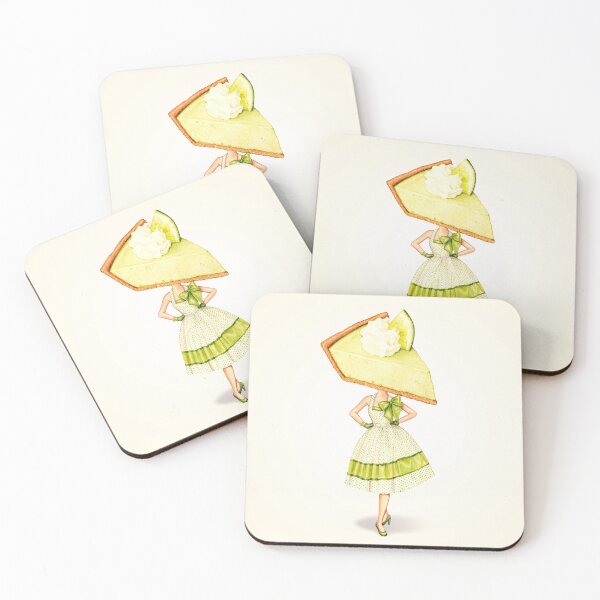 Item preview, Cake Head Pin-Up: Key Lime Pie designed and sold by Kelly  Gilleran.