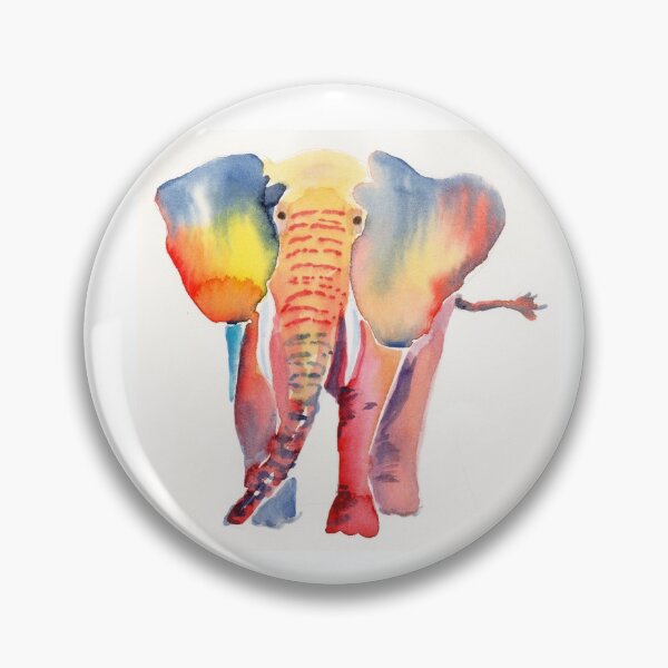 Item preview, watercolor elephant designed and sold by pgorostiza.