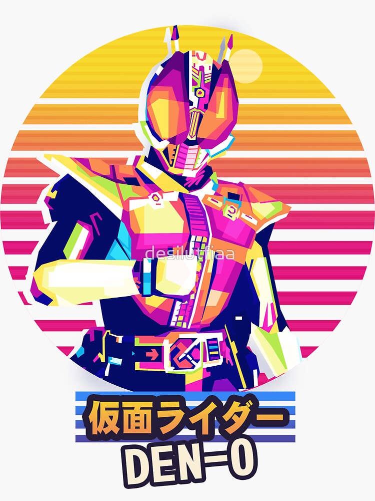 Kamen Rider Den O Sticker For Sale By Desilutfiaa Redbubble