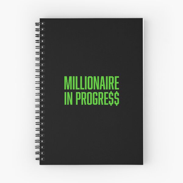 Item preview, Millionaire In Progress, Money Dollar Sign designed and sold by HustleLife.