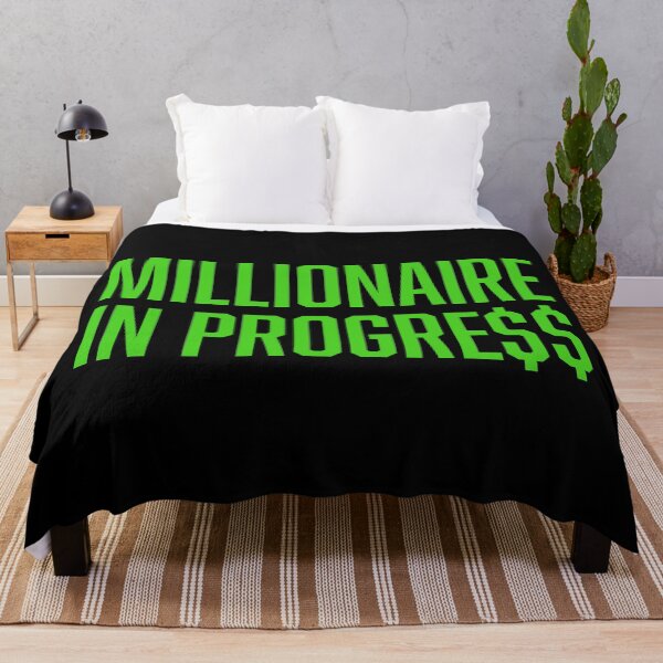 Item preview, Millionaire In Progress, Money Dollar Sign designed and sold by HustleLife.