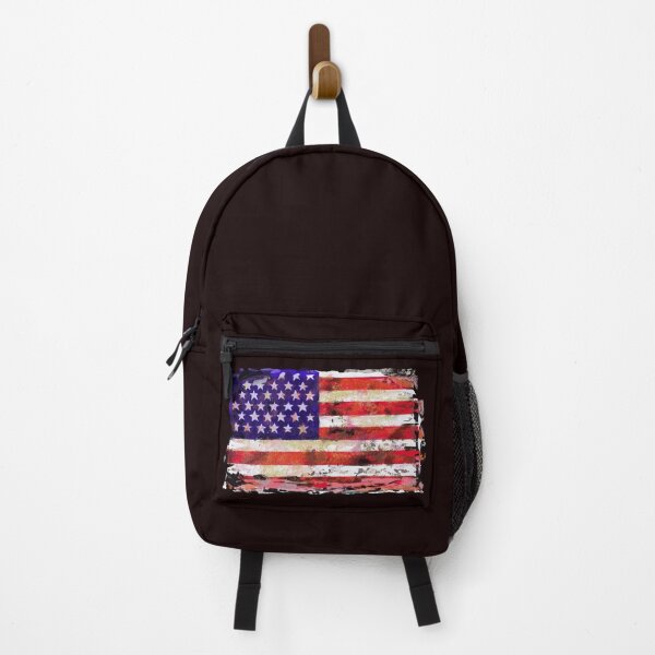 Item preview, Warn tattered American flag designed and sold by Coopart6363.