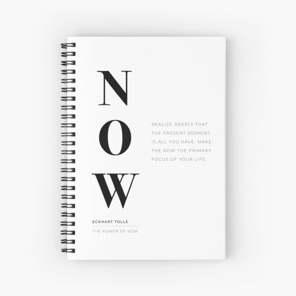 Item preview, Now, The Power of Now by Eckhart Tolle Book quote designed and sold by The Art of the  Pause.