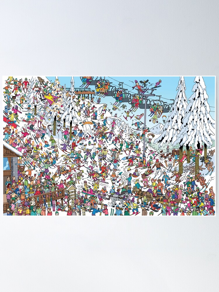 Thumbnail 1 of 3, Poster, Skiing Stars designed and sold by MrChuckles.