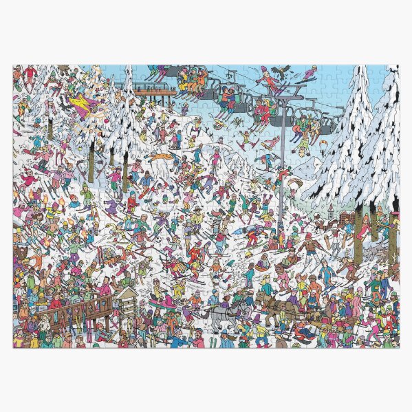 Skiing Stars Jigsaw Puzzle