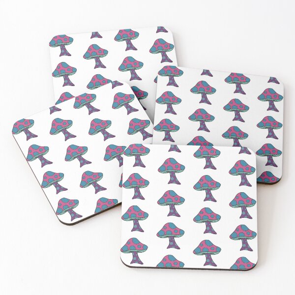 Item preview, Funky Glitter Mushroom (tiled) designed and sold by artsyANTcreatns.