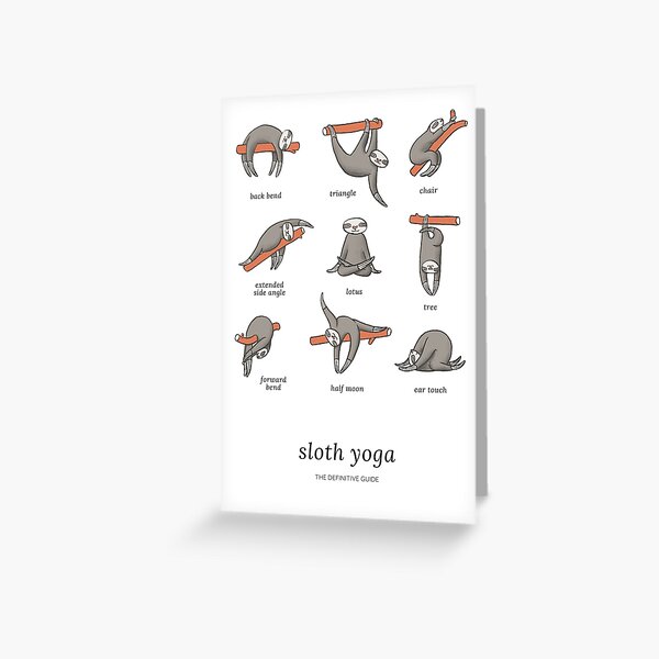 Funny Yoga Card - Mindfulness Card Meditation Card - Gin Lover