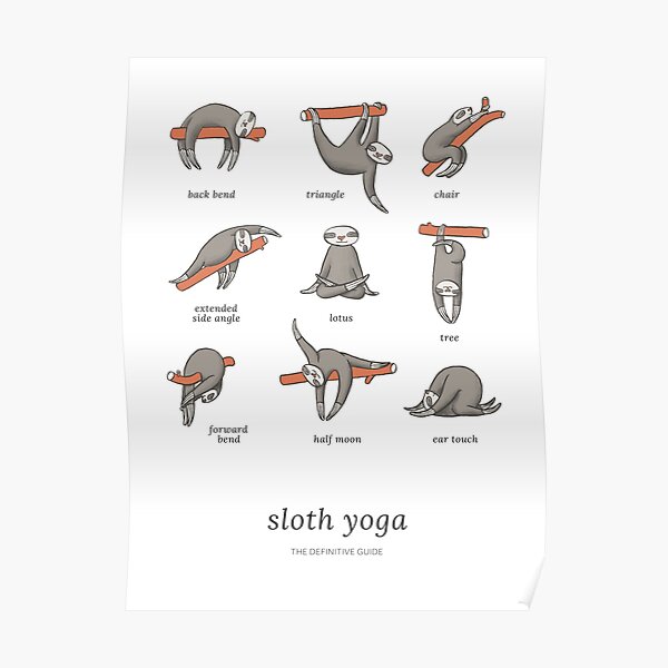Yoga paresseux - Le guide définitif Poster