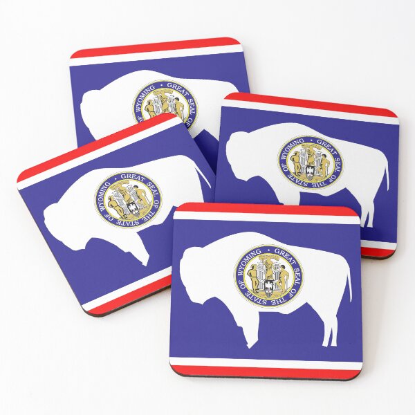 Item preview, Wyoming State  Flag  designed and sold by LuckyJoe.
