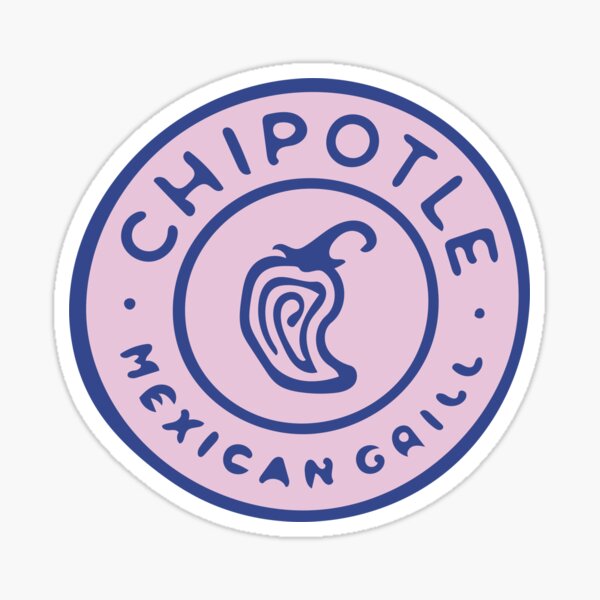 “chipotle " Sticker by graphicgal | Redbubble