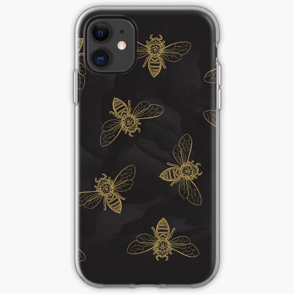 Mandala Bees iPhone Soft Case