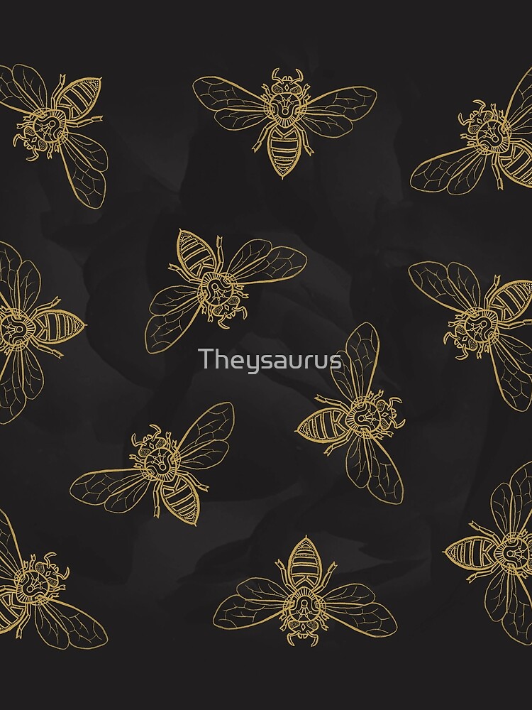 Mandala Bees by Theysaurus