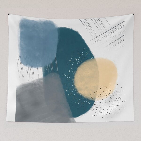 Item preview, Mid Century Modern Brush Paint Abstract Art designed and sold by Arch4Design.