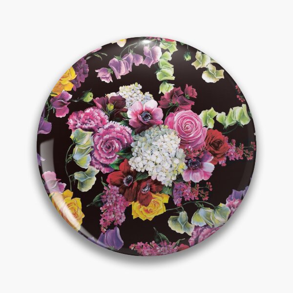 Item preview, Watercolor Mix Flowers Pattern Print designed and sold by MCMXCV-PROJECT.