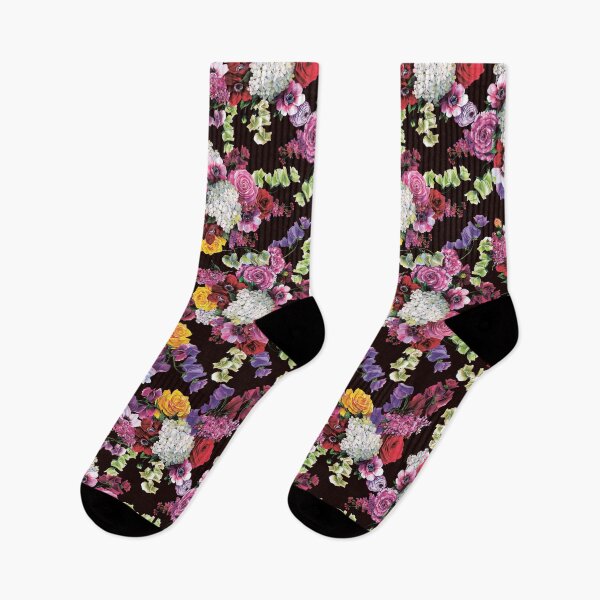 Artikelvorschau, Aquarell-Mischblumen-Muster-Druck entworfen und verkauft von MCMXCV-PROJECT.