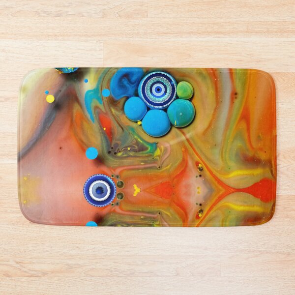 Item preview, Mati Evil Eye Light Blue Bubbles Yiorgos Collection designed and sold by Yiorgos Designs.