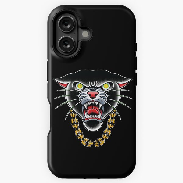 Item preview, Traditional Tattoo Panther Head Illustration designed and sold by SevenRelics.