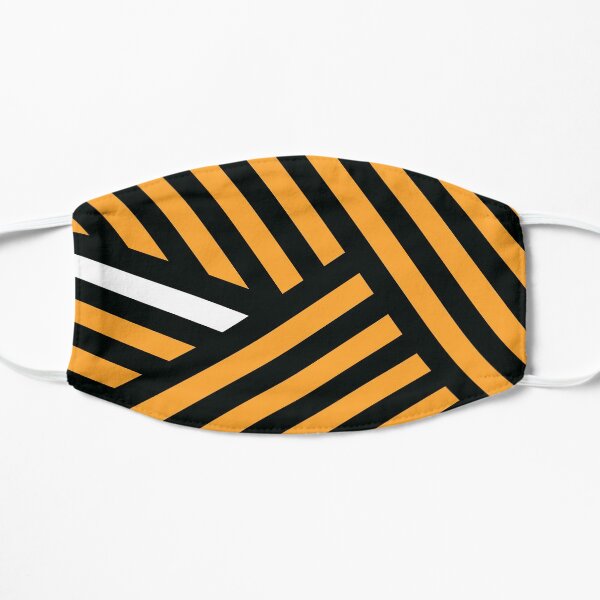 Dazzle Ship - White/Orange Flat Mask
