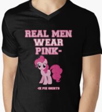 Real Men Wear Pink-ie Pie Shirts Men's V-Neck T-Shirt